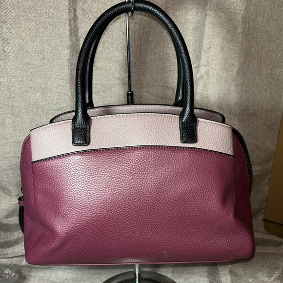 🔥SALE Nanette Lepore Lancaster Triple Section Satchel with bonus card case - Picture 3 of 11